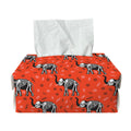 Elephant Skeleton X-Ray Pattern Print Rectangle Tissue Box Cover