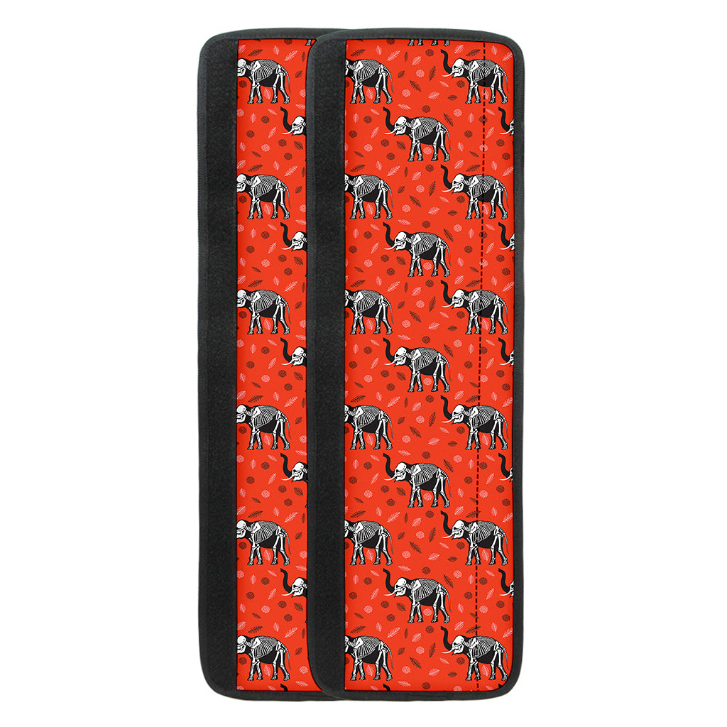Elephant Skeleton X-Ray Pattern Print Refrigerator Handle Covers