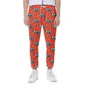 Elephant Skeleton X-Ray Pattern Print Joggers