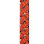 Elephant Skeleton X-Ray Pattern Print Table Runner