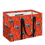 Elephant Skeleton X-Ray Pattern Print Utility Tote Bag