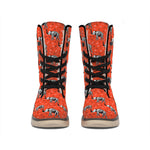 Elephant Skeleton X-Ray Pattern Print Winter Boots