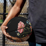 Embroidery Chihuahua And Flower Print Basketball