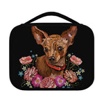 Embroidery Chihuahua And Flower Print Classic Bible Case