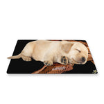 Embroidery Chihuahua And Flower Print Pet Cooling Mat Cover