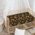 Embroidery Chinese Dragon Pattern Print Baby Crib Sheet