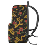 Embroidery Chinese Dragon Pattern Print Backpack