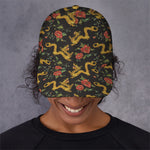 Embroidery Chinese Dragon Pattern Print Baseball Cap