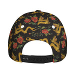 Embroidery Chinese Dragon Pattern Print Baseball Cap