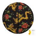 Embroidery Chinese Dragon Pattern Print Basketball