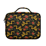 Embroidery Chinese Dragon Pattern Print Briefcase Bible Bag