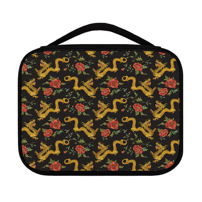Embroidery Chinese Dragon Pattern Print Classic Bible Case