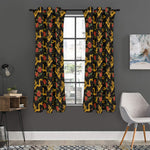 Embroidery Chinese Dragon Pattern Print Curtain