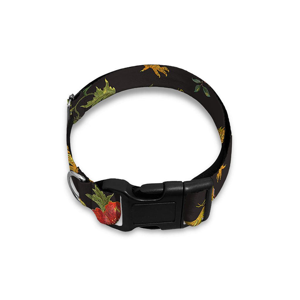 Embroidery Chinese Dragon Pattern Print Dog Collar