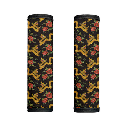 Embroidery Chinese Dragon Pattern Print Handle Covers