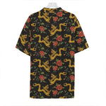 Embroidery Chinese Dragon Pattern Print Hawaiian Shirt
