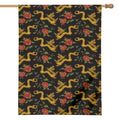 Embroidery Chinese Dragon Pattern Print House Flag