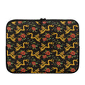 Embroidery Chinese Dragon Pattern Print Laptop Sleeve