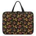 Embroidery Chinese Dragon Pattern Print Laptop Sleeve With Handle