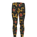 Embroidery Chinese Dragon Pattern Print Men's Leggings