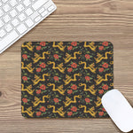 Embroidery Chinese Dragon Pattern Print Mouse Pad