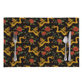 Embroidery Chinese Dragon Pattern Print Placemat