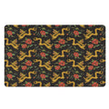 Embroidery Chinese Dragon Pattern Print Polyester Doormat