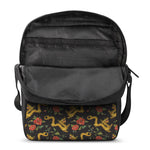 Embroidery Chinese Dragon Pattern Print Rectangular Crossbody Bag