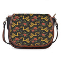 Embroidery Chinese Dragon Pattern Print Saddle Bag