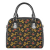 Embroidery Chinese Dragon Pattern Print Shoulder Handbag