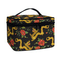 Embroidery Chinese Dragon Pattern Print Travel Makeup Bag