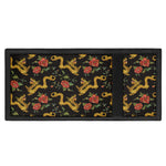 Embroidery Chinese Dragon Pattern Print Trifold Wallet