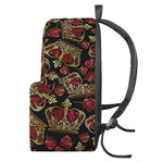 Embroidery Crown Pattern Print Backpack