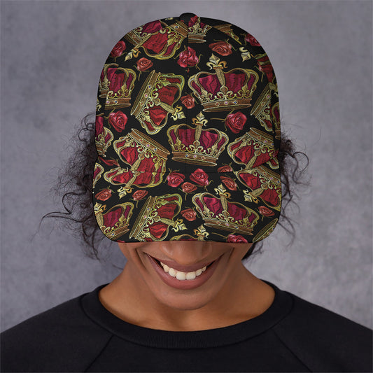 Embroidery Crown Pattern Print Baseball Cap