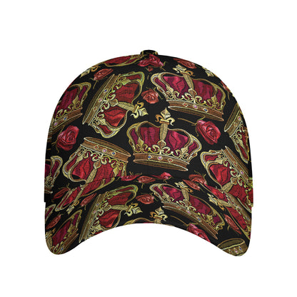 Embroidery Crown Pattern Print Baseball Cap