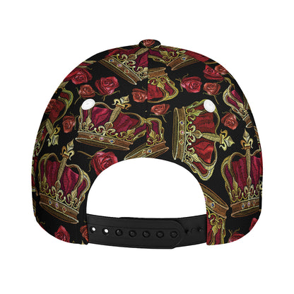 Embroidery Crown Pattern Print Baseball Cap