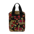 Embroidery Crown Pattern Print Bible Tote Bag