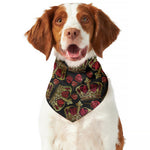 Embroidery Crown Pattern Print Dog Bandana