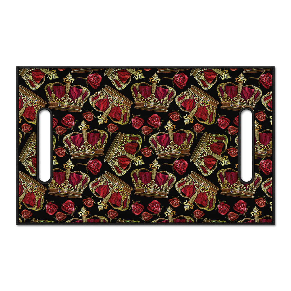 Embroidery Crown Pattern Print Golf Cart Seat Cover
