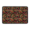 Embroidery Crown Pattern Print Kitchen Mat