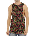 Embroidery Crown Pattern Print Men's Muscle Tank Top