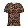Embroidery Crown Pattern Print Men's Athletic T-Shirt