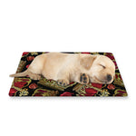 Embroidery Crown Pattern Print Pet Cooling Mat Cover