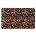 Embroidery Crown Pattern Print Polyester Doormat