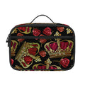 Embroidery Crown Pattern Print Portable Lunch Bag