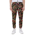 Embroidery Crown Pattern Print Joggers