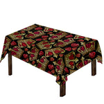 Embroidery Crown Pattern Print Tablecloth