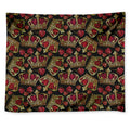 Embroidery Crown Pattern Print Tapestry