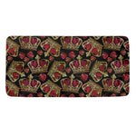 Embroidery Crown Pattern Print Towel