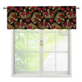 Embroidery Crown Pattern Print Window Valance
